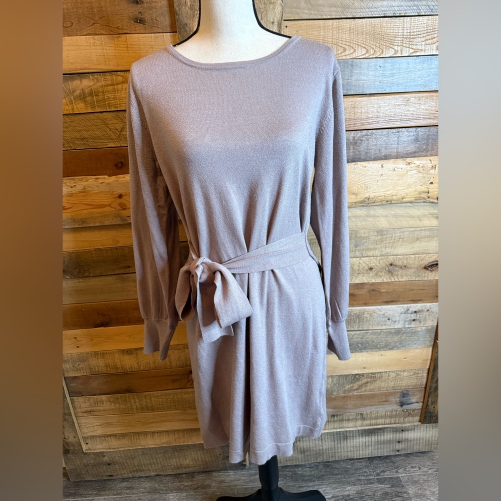 BB Dakota NWT Faux Wrap Sweater Dress. Size 12